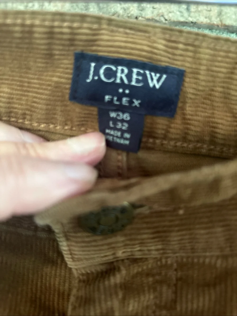 J. Crew Men’s Brown Flex Corduroy Pants - Brown